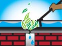Limpe constantemente as calhas, remova tudo que possa impedir a passagem da água. Limpe constantemente as calhas, remova tudo que possa impedir a passagem da água.